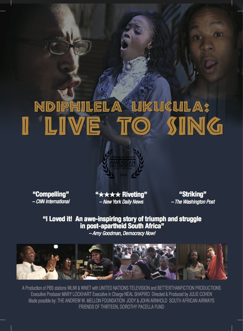 Ndiphilela Ukucula: I Live to Sing